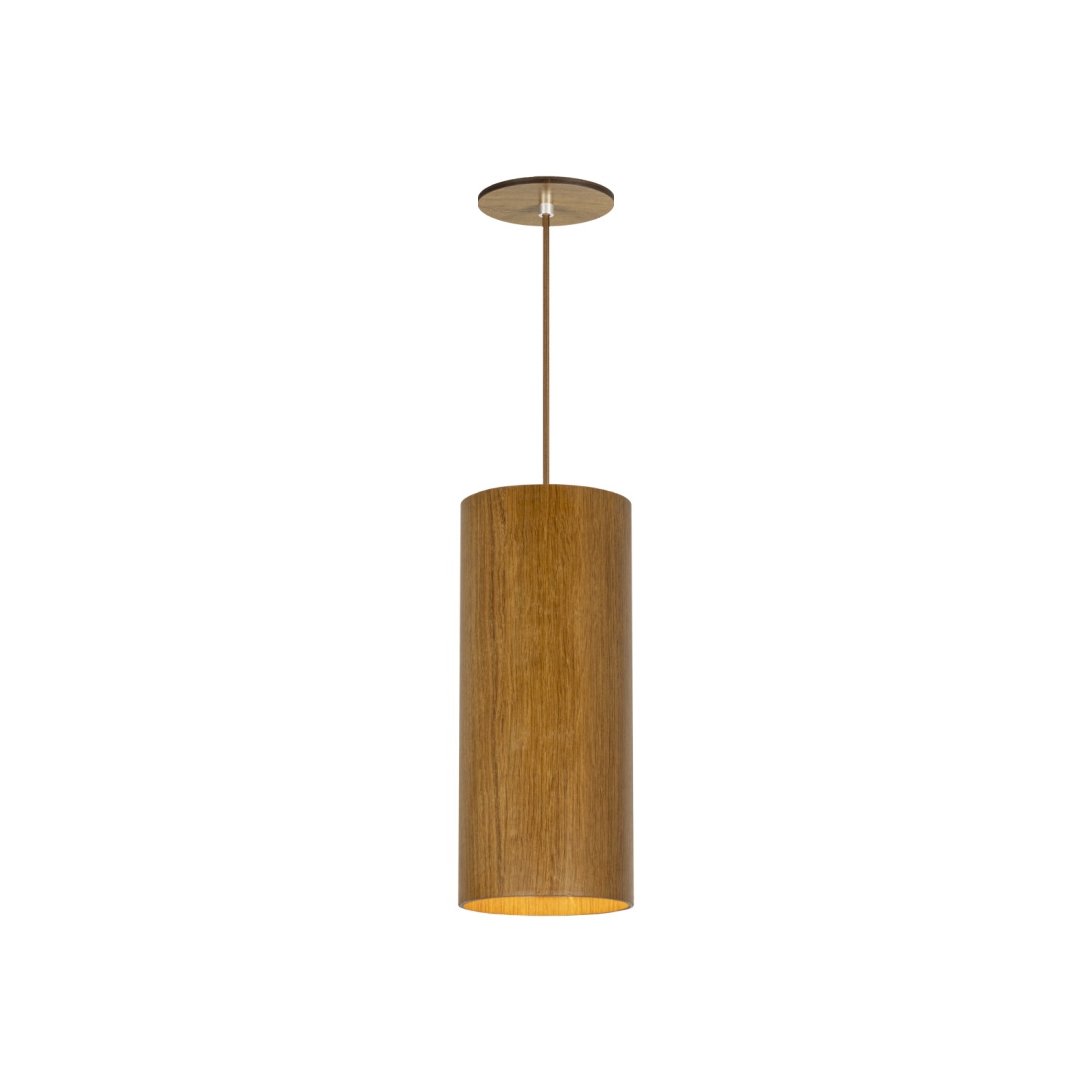 Pendente Classic Lar Cilindro SL1532 Madeira 1L E27 Ø142x320mm 1171

