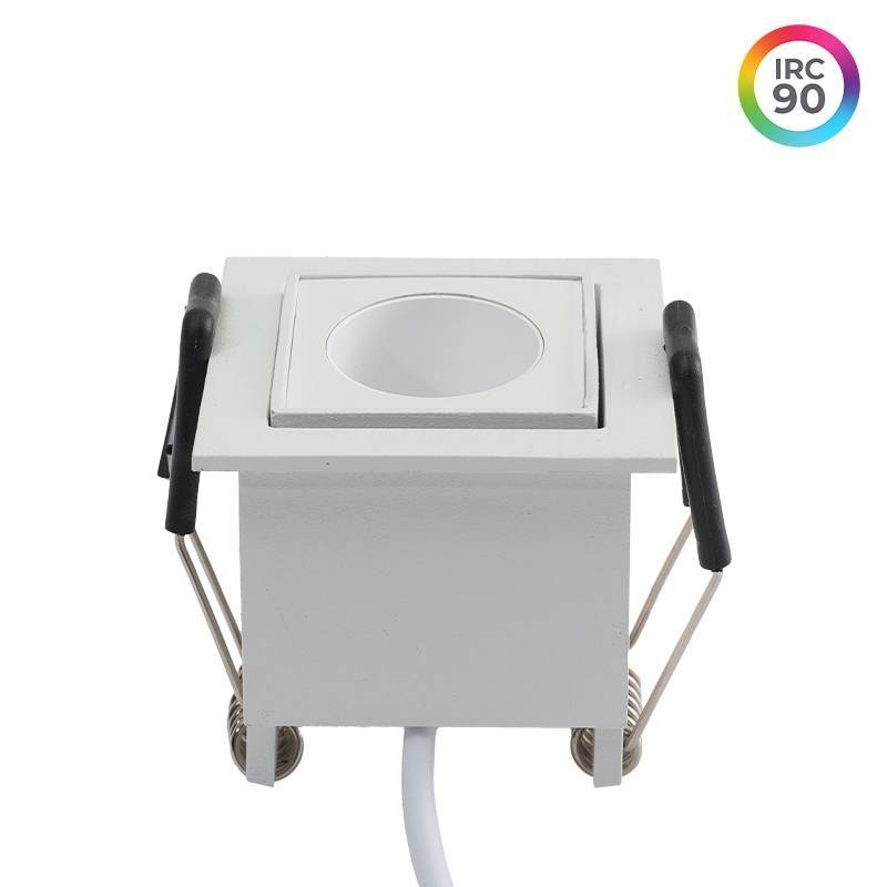 Embutido Nordecor Downlight Powerus Direcional Branco 2 watts 3000K IRC90 35° Bivolt 48x52mm 6968