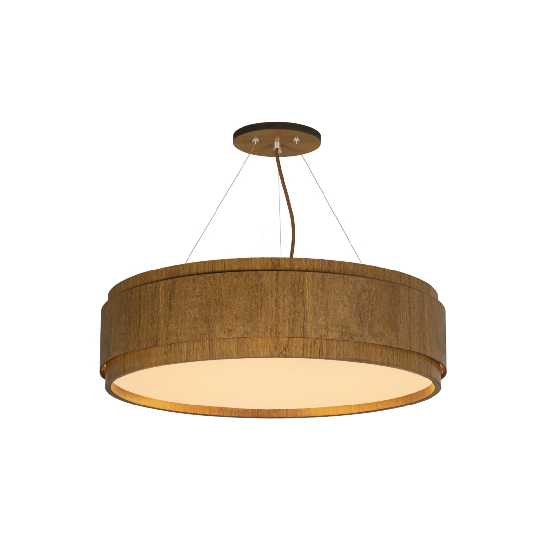 Pendente Classic Lar Saturno 55 Madeira 5L E27 Ø550x152mm 1216

