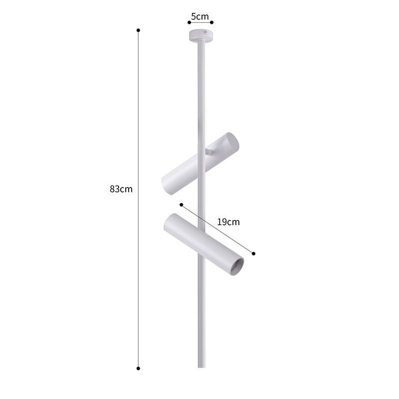Spot Direcionavel Nordecor Clus 2L Mini Dicroica MR11 Branco 190x830mm 2994