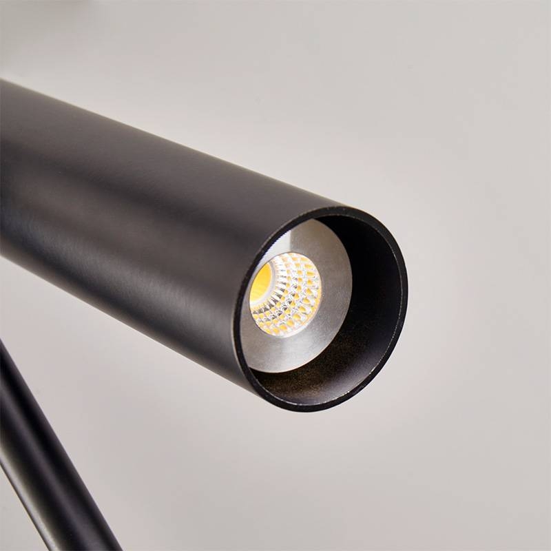 Spot Direcionavel Nordecor Clus 2L Mini Dicroica MR11 Preto 190x830mm 2917