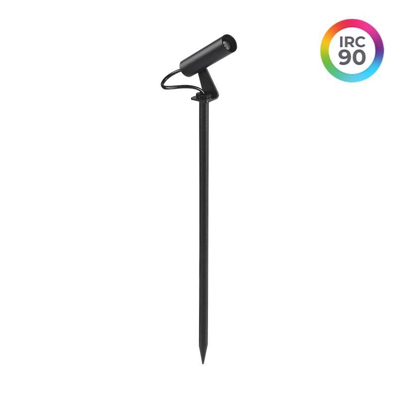 Espeto de Jardim Nordecor Keny Redondo 2 watts 3000K 24° IP65 IRC90 Ø14x300mm 6990
