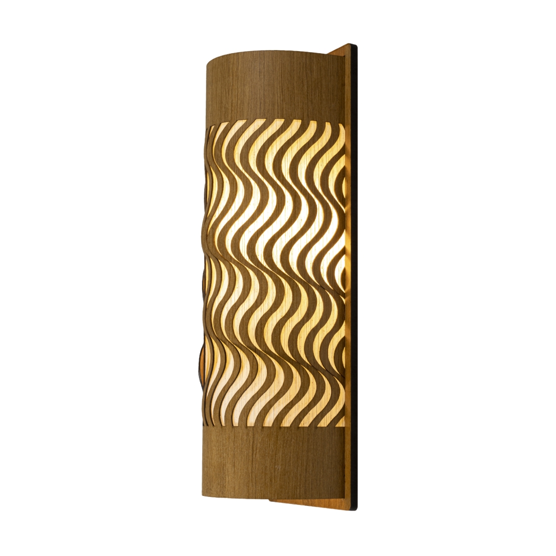 Arandela Classic Lar Dunas Longa Madeira 2L E27 400x150x105mm 1088
