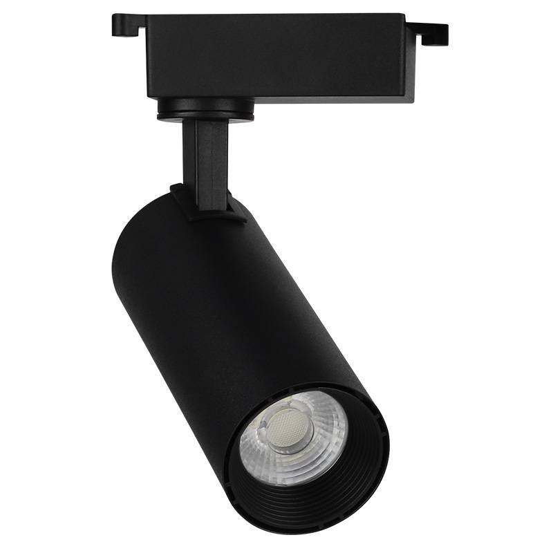 Spot para Trilho Nordecor Nize 15 watts 3000K 35° Preto Ø47x130x185mm Bivolt 6479