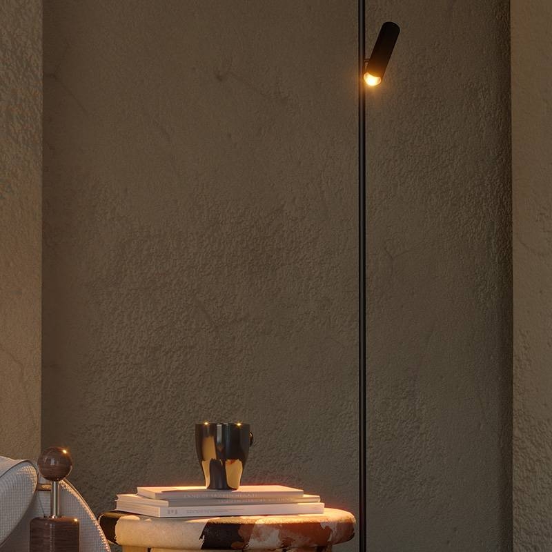 Luminária de Piso Nordecor Clus Preto 1L MR11 1440mm Bivolt 2919