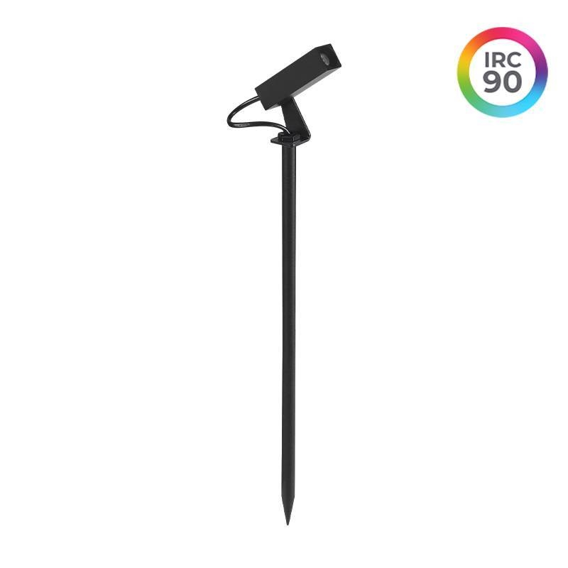 Espeto de Jardim Nordecor Keny Quadrado 2 watts 3000K 24° IP65 IRC90 Ø14x300mm 6991