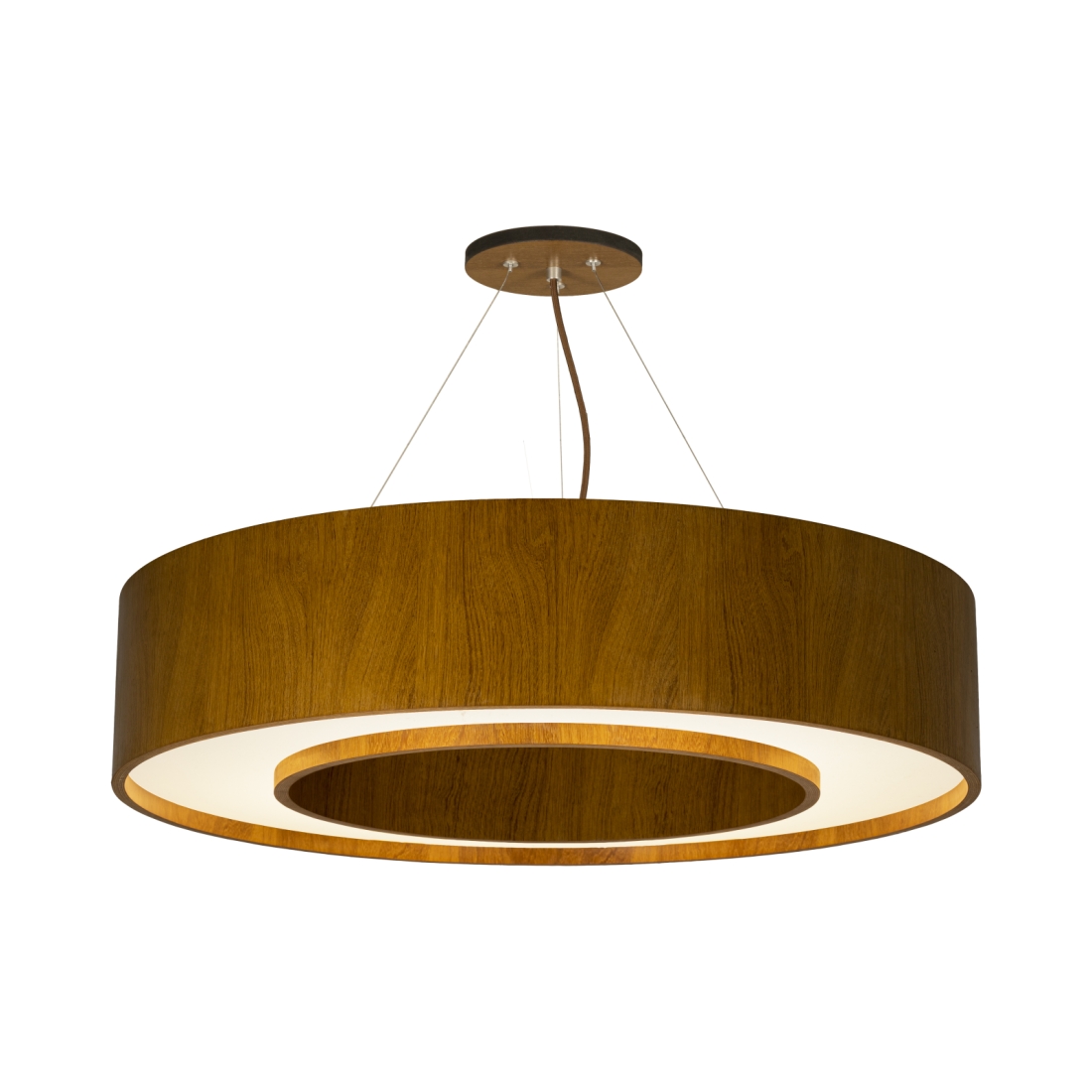 Pendente Classic Lar Anel 70 Madeira 8L E27 Ø700x152mm 1177

