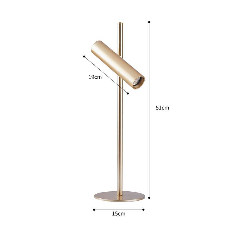 Abajur Nordecor Clus Dourado 1L MR11 510mm Bivolt 2989