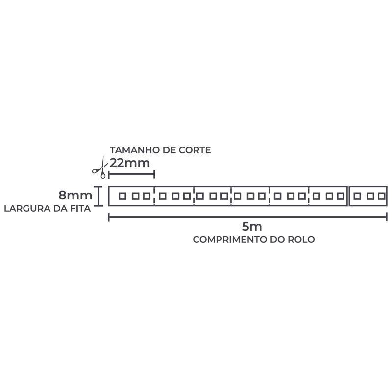 Fita LED Nordecor Odda 9w/mt 138 leds IP20 8mm 12V 3000K IRC97 (Rolo 5 metros) 913 lumens/mt 7362