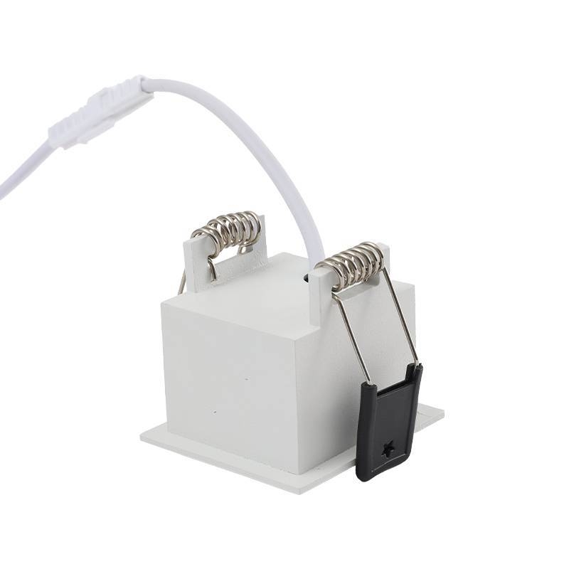 Embutido Nordecor Downlight Powerus Direcional Branco 2 watts 3000K IRC90 35° Bivolt 48x52mm 6968