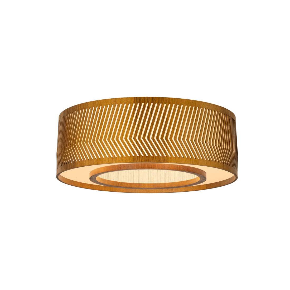 Plafon Classic Lar Balaio Anel 70 Madeira 8L E27 Ø700x152mm 1297
