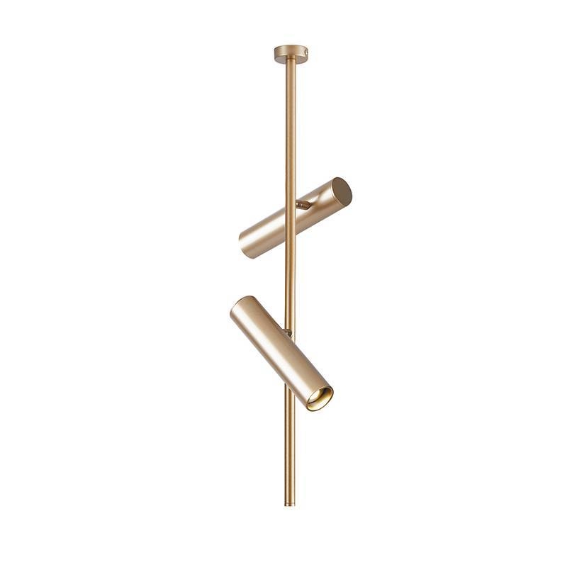 Spot Direcionavel Nordecor Clus 2L Mini Dicroica MR11 Dourado 190x830mm 2995