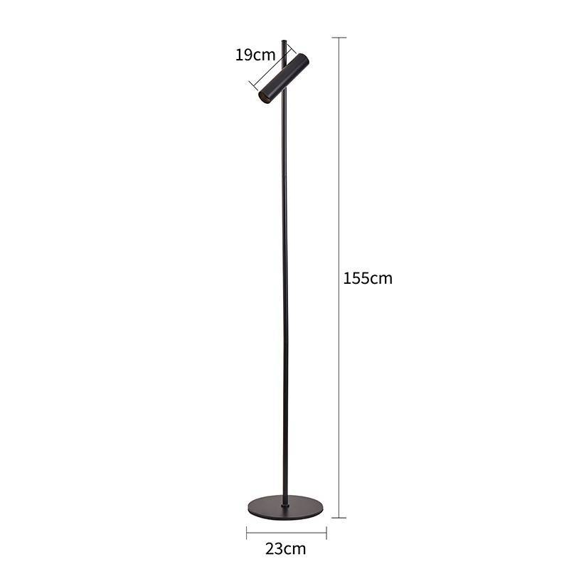 Luminária de Piso Nordecor Clus Preto 1L MR11 1440mm Bivolt 2919