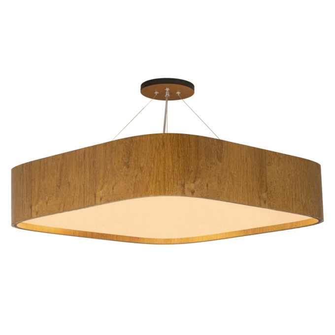 Pendente Classic Lar Lamé 70 Madeira 8L E27 152x680x680mm 1200

