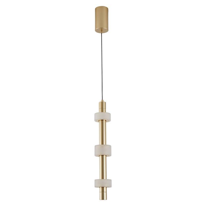 Pendente Nordecor Aus Champagne 18 watts 3000K Ø80x470mm 2717