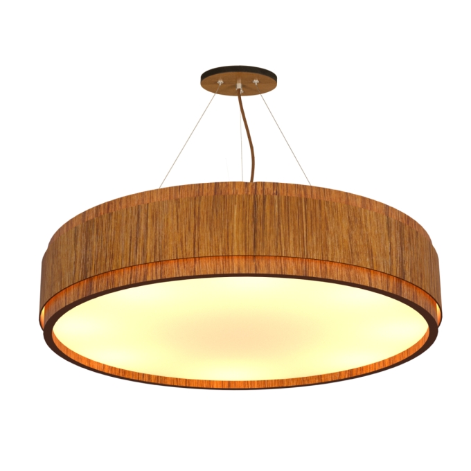 Pendente Classic Lar Saturno 70 Madeira 8L E27 Ø700x152mm 1217

