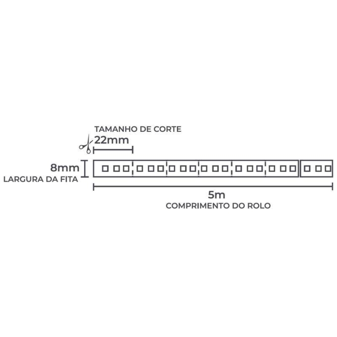 Fita LED Nordecor Odda 9w/mt 138 leds IP20 8mm 12V 3000K IRC97 (Rolo 5 metros) 913 lumens/mt 7362