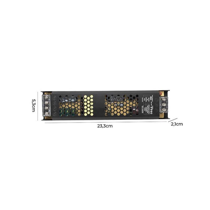 Fonte 12V Nordecor 12,5A 150 watts Bivolt 233x53x21mm 7043