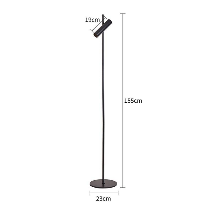Luminária de Piso Nordecor Clus Preto 1L MR11 1440mm Bivolt 2919