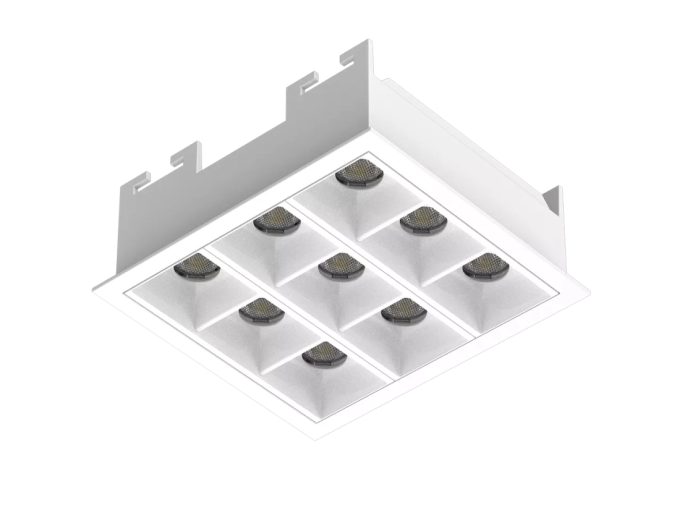 Luminária de Embutir Powerlume Dot Line 17 watts 36° IP40 102x92x38mm Bivolt DOTEMB-Q-17W