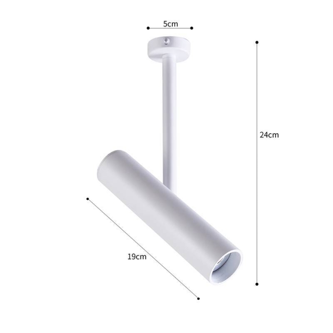 Spot Direcionavel Nordecor Clus 1L Mini Dicroica MR11 Branco 190x240mm 2992