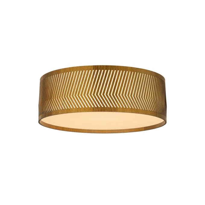 Plafon Classic Lar Balaio Slim 45 Madeira 3L E27 Ø440x185mm 1139
