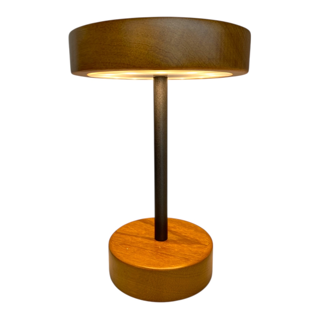 Abajur Classic Lar Maciço Umbra Madeira 0,74 watts 3000K Dimerizável Ø145x215mm 1390
