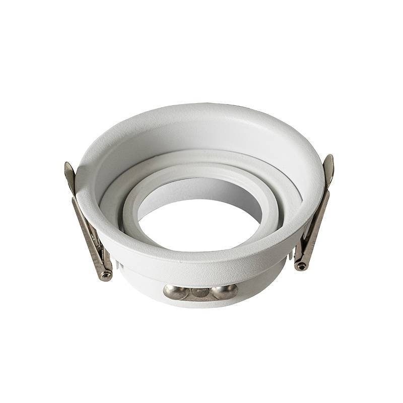 Spot Embutir Nordecor Loyo Pro Alumínio Redondo 1L Dicroica MR16 Branco Ø83x40mm 80023
