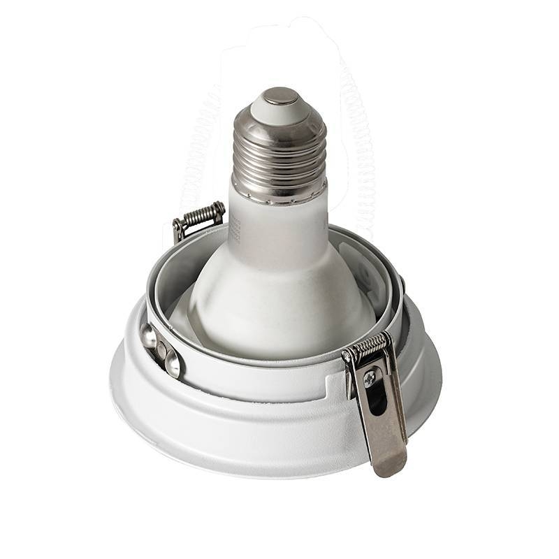 Spot Embutir Nordecor Loyo Pro Alumínio Redondo 1L PAR20 Branco Ø105x40mm 80025