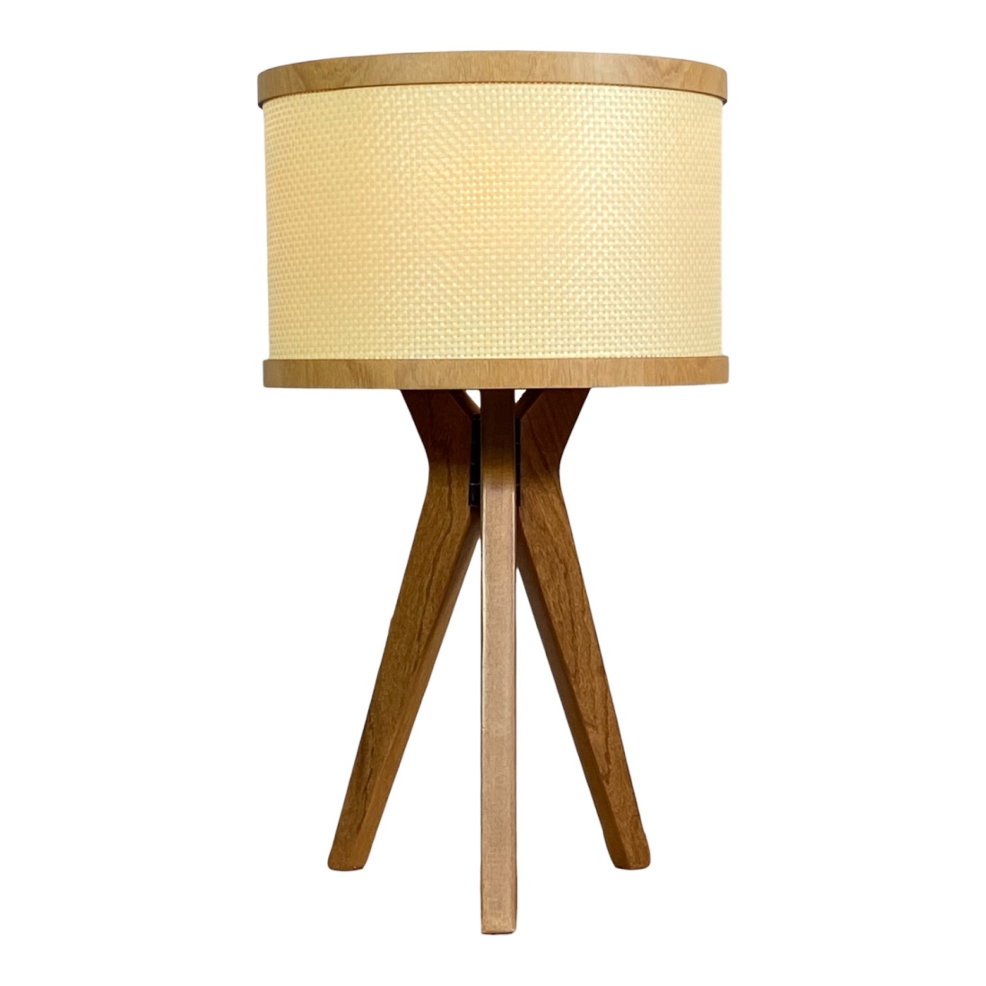 Abajur Classic Lar Tripé Palha Leve 1L E27 Ø275x480mm 1358

