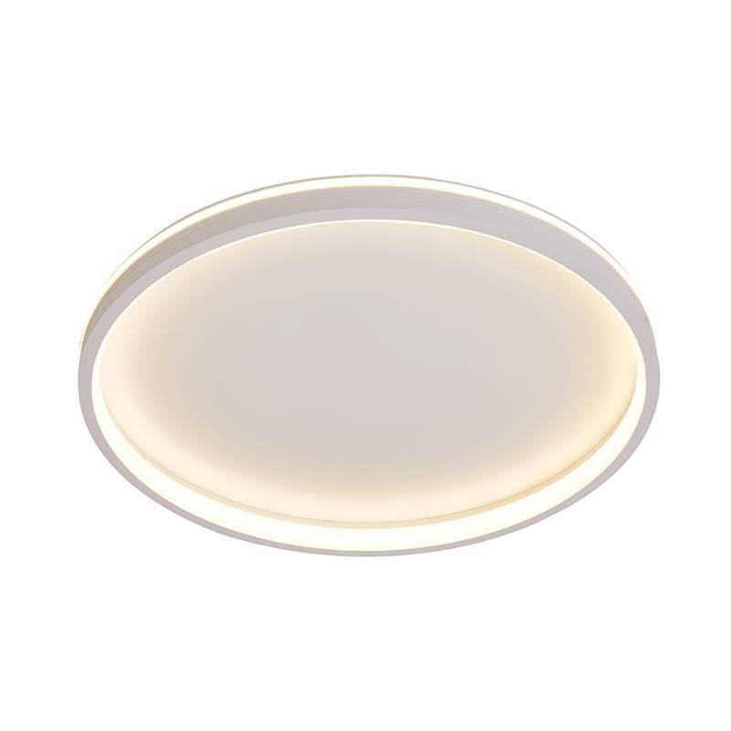Plafon Nordecor Glyn 48 watts Multitemperatura Branco Ø500x70mm 90025