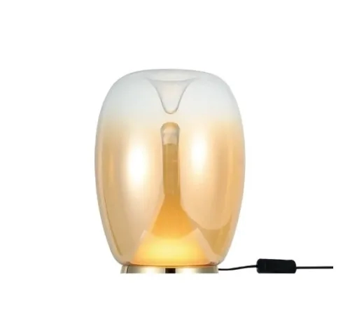 Abajur Casual Light Studioluce Zug Champagne e Dourado 15 watts Ø270x360mm AB1892CH