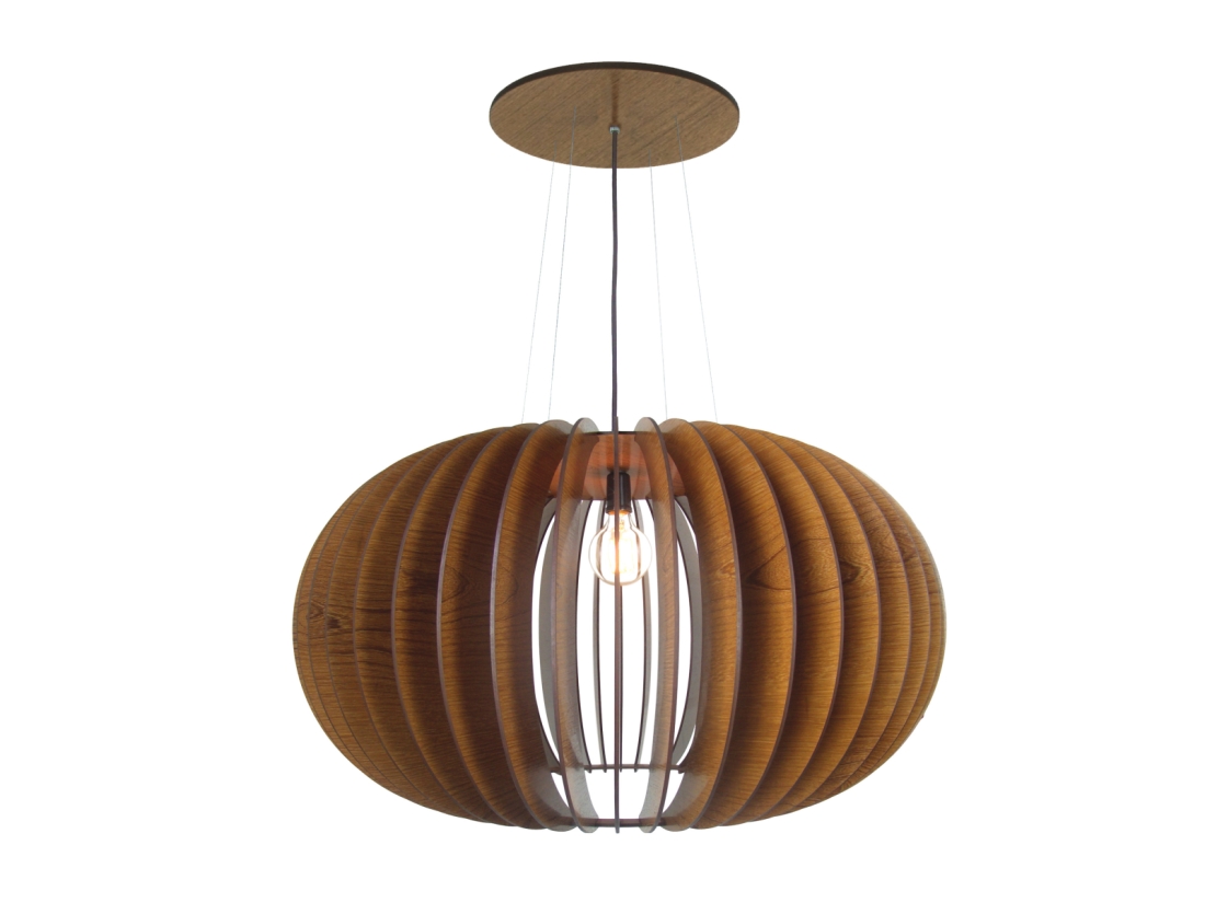 Pendente Classic Lar Oval 80 1L E27 Ø780x420mm 1022