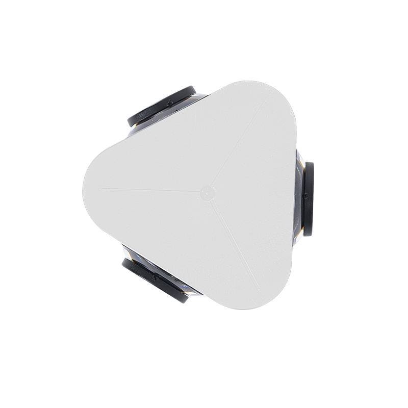 Arandela Nordecor Flou Ray 3 watts 2700K 40° IP65 Branco 58x59x54mm 2984