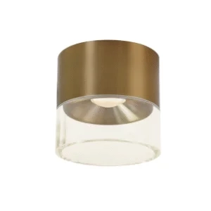 Plafon Casual Light Studioluce Shot Dourado 10 watts 3000K Ø100x92mm PL1847DO