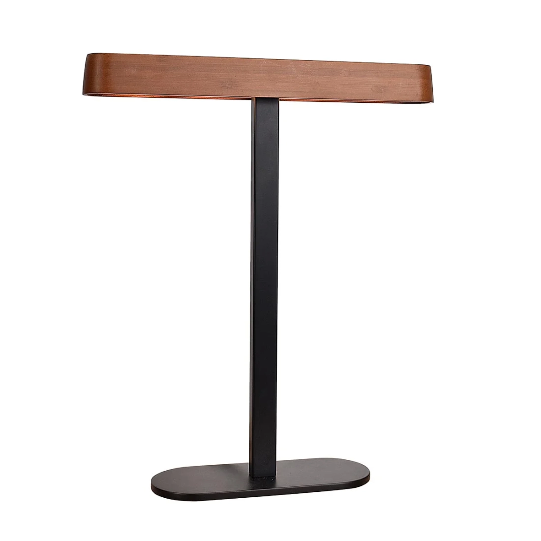 Abajur Casual Light Studioluce TE Preto e Amadeirado 10 watts 2700K 285x70x340mm AB1939PTMD
