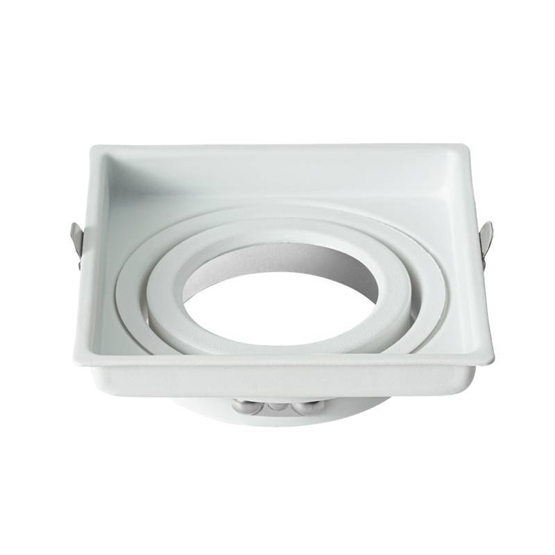 Spot Embutir Nordecor Loyo Pro Alumínio Quadrado 1L PAR20 Branco 111x111x40mm 80037