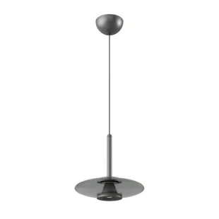 Pendente Casual Light Studioluce Semper Preto 11 watts 3000K Ø220x220mm PD2239