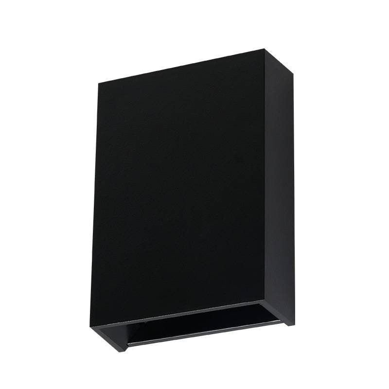 Arandela Nordecor Fips 4 watts 3000K Fachos Ajustáveis IP65 Preto 121x86x30mm 2969