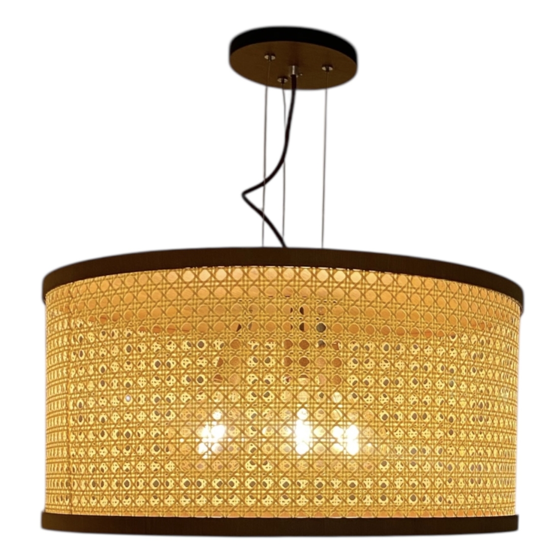 Pendente Classic Lar Palha Sextavada 1L E27 Ø550x280mm 1391