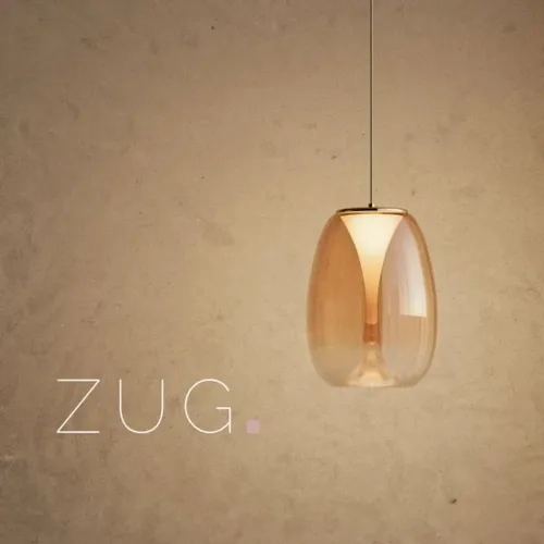 Pendente Casual Light Studioluce Zug Champagne e Dourado 8 watts 2700K Ø200x280mm PD1890CH