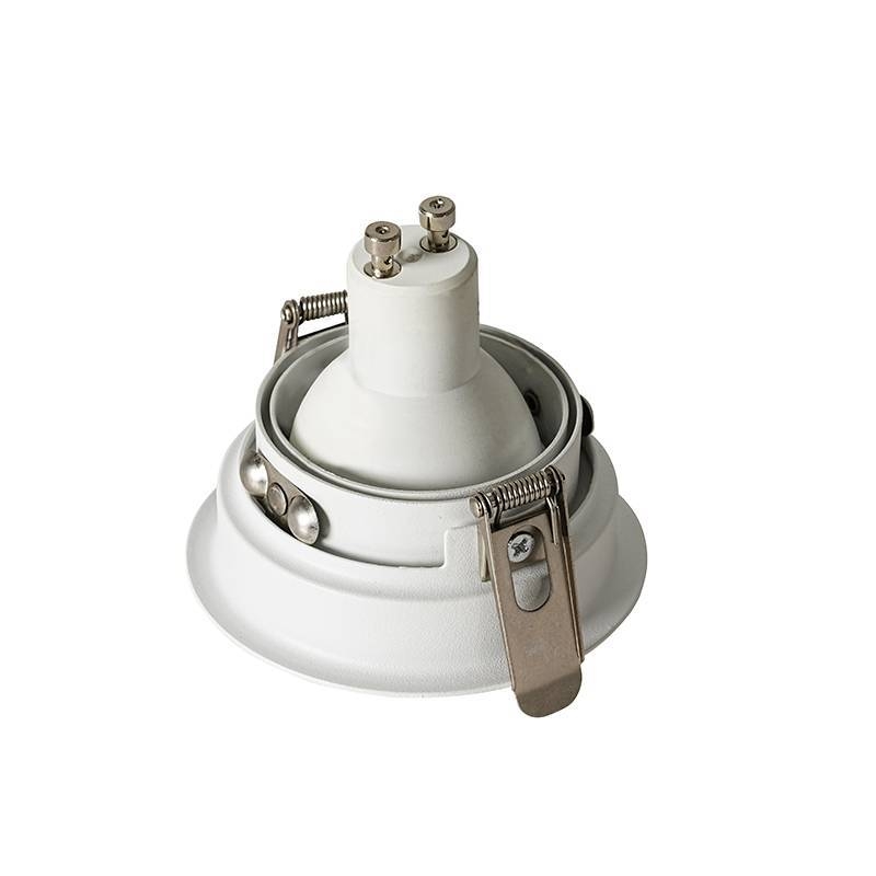 Spot Embutir Nordecor Loyo Pro Alumínio Redondo 1L Dicroica MR16 Branco Ø83x40mm 80023