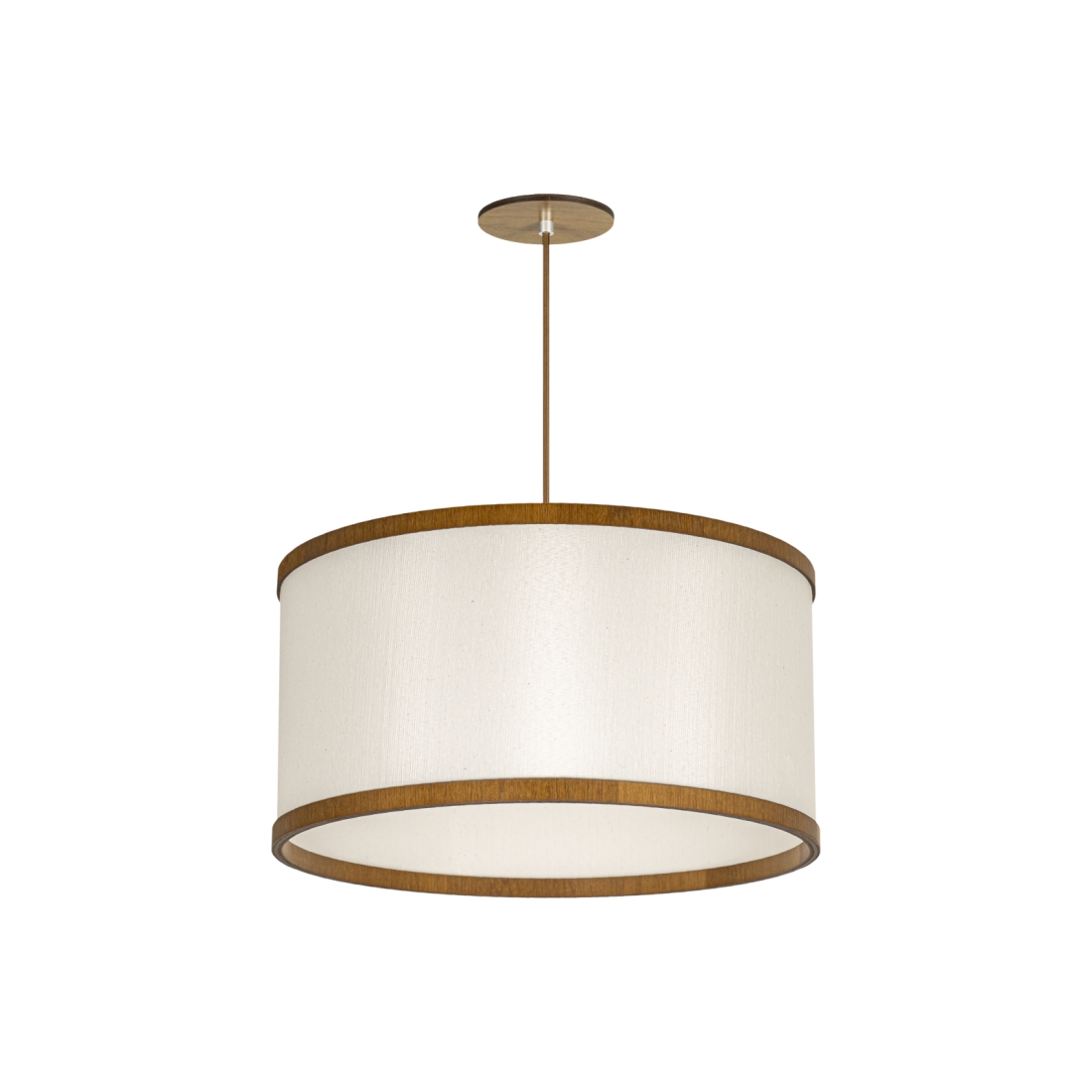 Pendente Classic Lar Soft C4523 Madeira 1L E27 Ø450x230mm 1093

