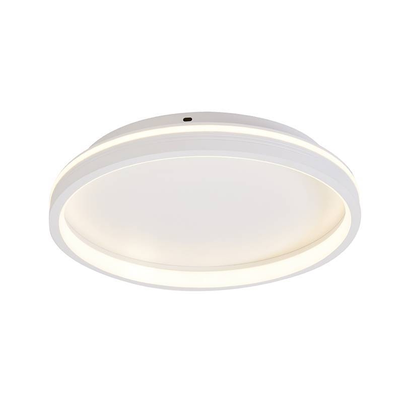 Plafon Nordecor Glyn 32 watts Multitemperatura Branco Ø400x70mm 90024