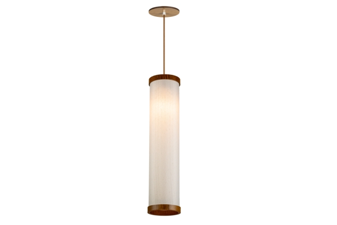 Pendente Classic Lar Soft C1044 Madeira 1L E27 Ø100x440mm 1246

