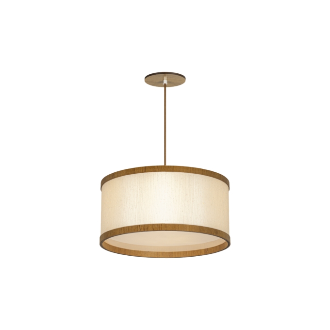 Pendente Classic Lar Soft C4517 Madeira 3L E27 Ø440x170mm 1123

