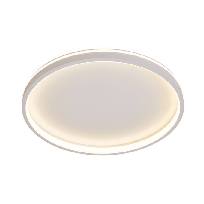Plafon Nordecor Glyn 48 watts Multitemperatura Branco Ø500x70mm 90025