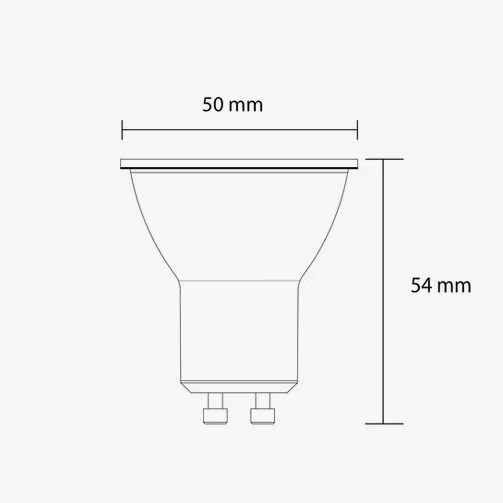 Lâmpada LED Mundial Dicróica 4,8 watts 3000K 36° Bivolt  ML-0251