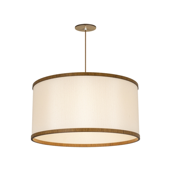 Pendente Classic Lar Soft C5528 Madeira 1L E27 Ø550x280mm 1094

