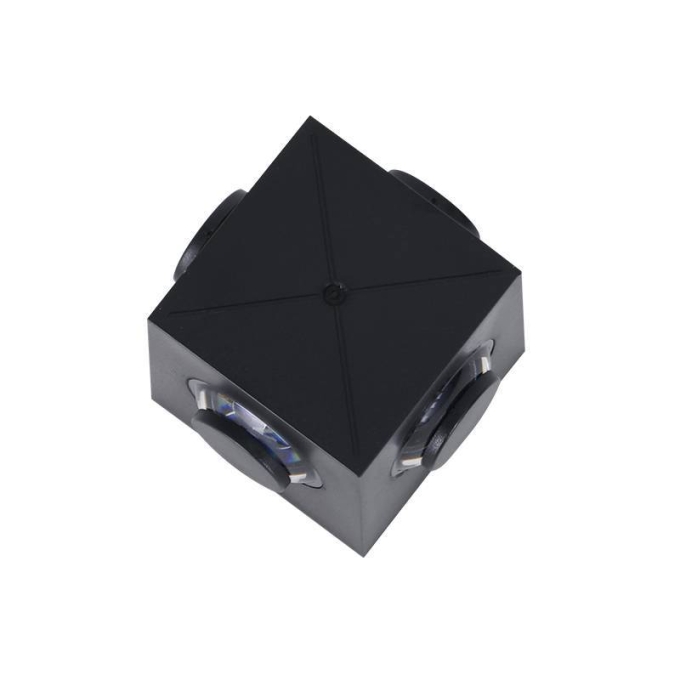 Arandela Nordecor Flou 4 watts 2700K 40° IP65 Preto 53x53x45mm 2987